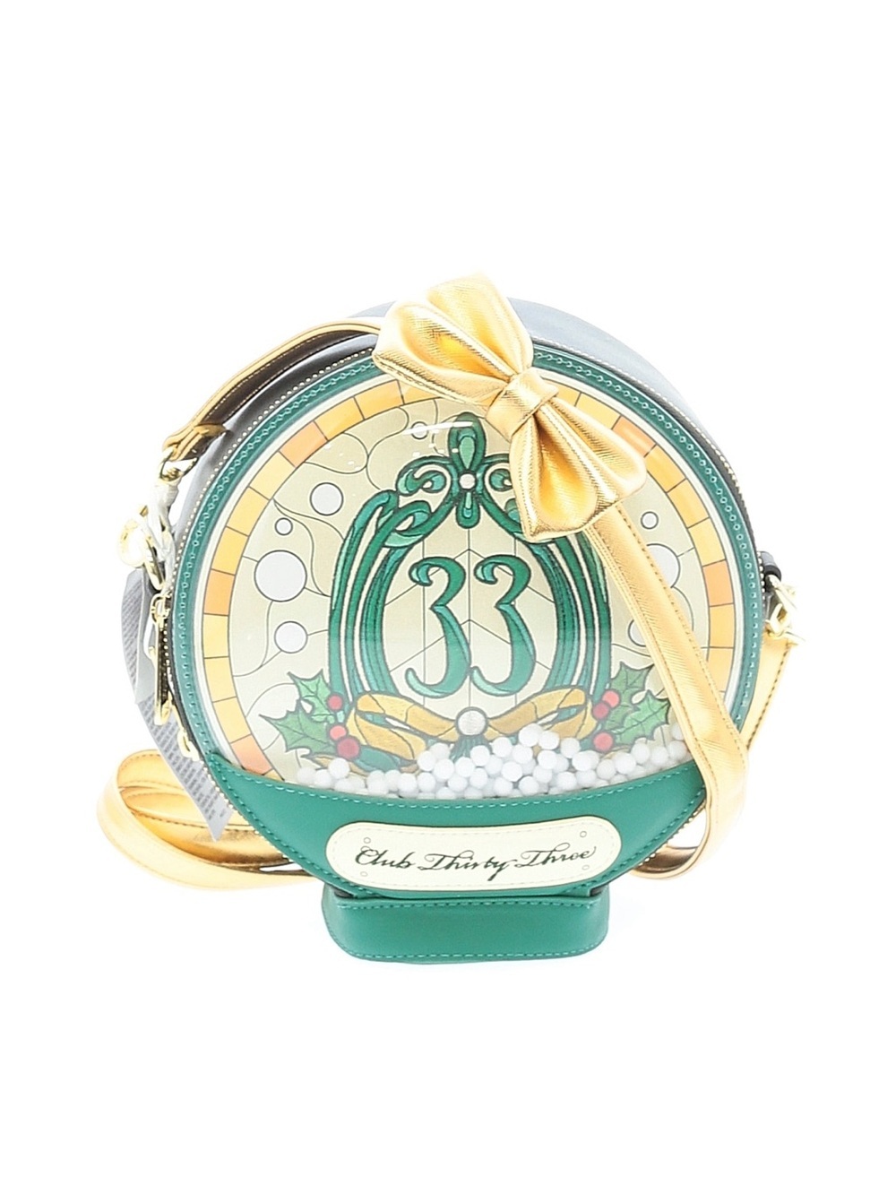 Loungefly Club 33 'Club Thirty-Three' Holiday Snow Globe Limited Edition NWT